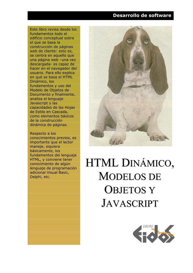 Imágen de pdf HTML Dinámico, Modelos de Objetos y Javascript